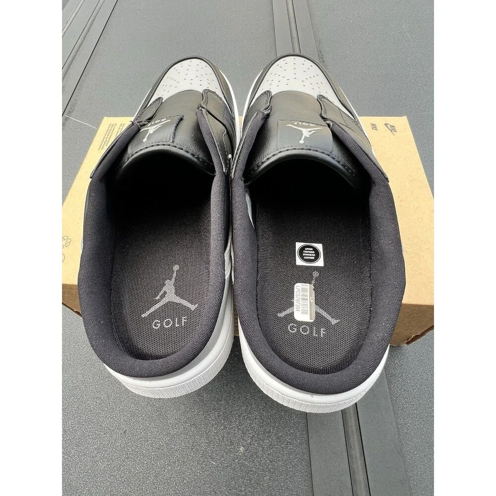 Jordan 1 Mule Golf 'Shadow' Gray/Black FJ1214-003 Men's Size 11.5 US NEW